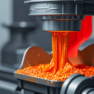 ผงกลิตเตอร์อะลูมิเนียมทนความร้อนสูงสำหรับของเล่นและการฉีดขึ้นรูปพลาสติก - Product Image 1