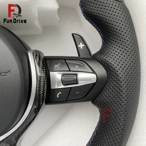Volant chauffant en fibre de carbone personnalisé pour BMW F 1 2 3 4 Series M Sport F20 F21 F22 F44 F30 340i F31 F34 335i <span class=keywords><strong>Gt</strong></span> F32 F33 F36 - Product Image 4