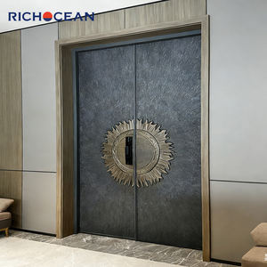 Portes <span class=keywords><strong>d</strong></span>'<span class=keywords><strong>entrée</strong></span> en aluminium français RICHOCEAN avec embossage 3D, portes <span class=keywords><strong>de</strong></span> sécurité durables, insonorisées et sécurisées - Product Image 1