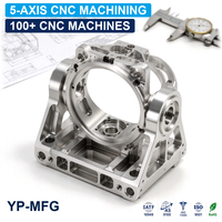 Pièces de cadre de support pour pod optique et gyroscope sur mesure avec service de fraisage CNC 5 axes de précision
