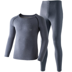 Set di biancheria intima termica per ragazzi adolescenti, caldo per l'inverno, strato base antibatterico, delicato sulla pelle, elasticizzato, foderato in pile, maglia e pantaloni lunghi - Product Image 5