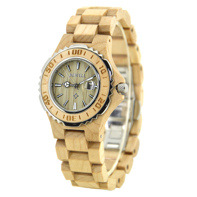 2024 New Arrival Fashion Brand Watches for Lady Quartz Wooded Wrist Watch Handcrafted Factory Price for Wholesales
