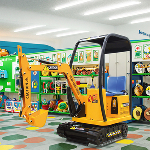 <span class=keywords><strong>Parco</strong></span> divertimenti su misura giostre attrazioni giocattoli per bambini VEKAIN <span class=keywords><strong>giochi</strong></span> Mini escavatore elettrico strutture di divertimento per bambini - Product Image 1