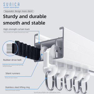 SUNICA Rideaux lourds, rail de <span class=keywords><strong>rideau</strong></span> automatique, moteur de <span class=keywords><strong>rideau</strong></span> intelligent - Product Image 1