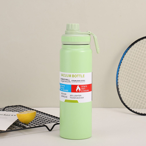 1000ml thép không gỉ cách nhiệt Phích chân không cầm tay chai nước cho nam giới và phụ nữ thiết kế cổ điển cho cắm trại và du lịch - Product Image 3