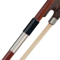 NAOMI 15'' 16'' Viola Bow Bow Brazilwood Stick with Wenge Frog White Horsehair Violin Parts Accessories