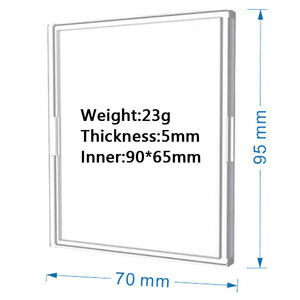 Minimalist <b>Acrylic</b> Picture <b>Frame</b> Elegant Certificate Display Holder Customer Logo - Product Image 3