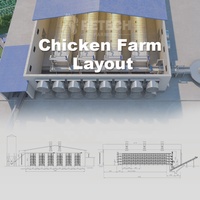 Vente Chaude : Bâtiments Préfabriqués pour Poules Pondeuses, Structure Acier, Cages Automatiques pour Équipement d'Élevage Avicole