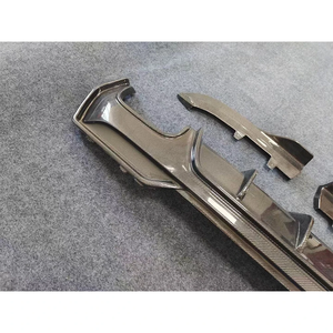Difusor de parachoques trasero de fibra de carbono estilo MP con divisor lateral para <span class=keywords><strong>BMW</strong></span> G22 G23 420 430 <span class=keywords><strong>440</strong></span> con paquete M 2020up - Product Image 1