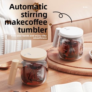 Gobelet à café auto-mélangeur jetable 400 ml, compatible lave-vaisselle et micro-ondes, design moderne, pour la maison, le bureau, la salle de sport, les boissons protéinées - Product Image 2