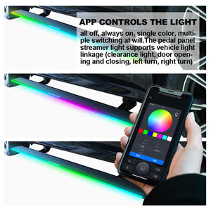 عتبة جانبية كهربائية أوتوماتيكية من الفولاذ لسيارة تويوتا هايلكس 2024، دواسة قدم كهربائية لسيارة هايلكس فيجو غمارتين 2015 2017 - Product Image 5