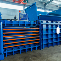 Presse à balles horizontale hydraulique de grande taille pour plastique, aluminium, carton, ferraille et métaux