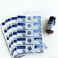Etiquetas Adhesivas para Frascos de 2ml, 3ml, 5ml, 7ml, 10ml, Etiquetas Holográficas Farmacéuticas para Frascos