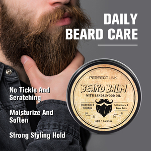 Baume à <span class=keywords><strong>barbe</strong></span> personnalisé en gros pour hommes, à la santal, fixation forte, formule à base de plantes noires, pour la croissance de la <span class=keywords><strong>barbe</strong></span>, texturisant, pour <span class=keywords><strong>moustache</strong></span> bouclée - Product Image 5