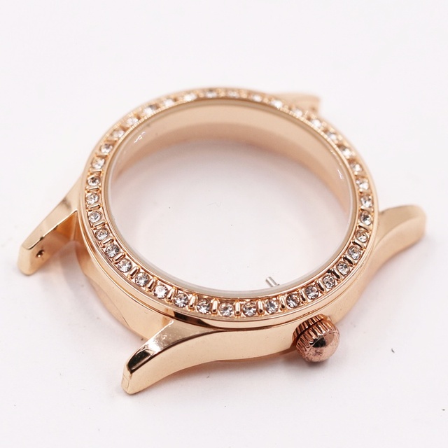 Engraved Custom Metal Stainless Steel High-Quality Luxury Diamond Multiple Watches Custom Watch Cases Bezel Cover Customization