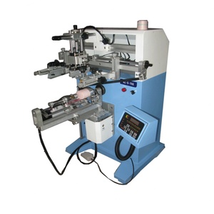 Semi-Automatic Monochrome Silk Screen Printer for <b>Cloth</b> Pneumatic Cylinder New Used Label Cards Farm Bubble Tea Cups Cosmetic - Product Image 3