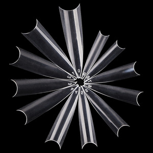 Großhandel 600 Stück/Beutel Französische Lange Stiletto Spitze Künstliche Nagelspitzen Natürlich Klar ABS Acryl Falsche Nagelverlängerung Zubehör - Product Image 2