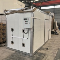 Industriële dehydrator met grote capaciteit, multifunctioneel, voor okra, gember en andere voedingsmiddelen, inclusief droogrekken.