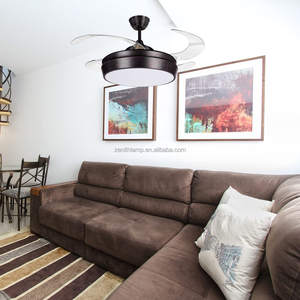 Zhongshan Guzhen Factory 42 chambres à coucher design à intensité variable salons AGI32 disposition incluse ventilateur de plafond LED Vintage lumière moderne - Product Image 5