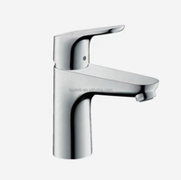 Robinet de lavabo moderne monotrou chromé chaud/froid en céramique et acier inoxydable 304, à poignée unique, à poser sur le comptoir – Meilleures ventes