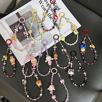 Porte-clés miniature officiel original DIY, accessoires de luxe pour téléphone portable, cordon de suspension, vente en gros