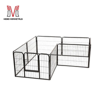 Panneau de clôture extérieur personnalisé en gros pour chiens, cage de reproduction pliable temporaire pour petits animaux et chiens, enclos de jeu DIY, tout style