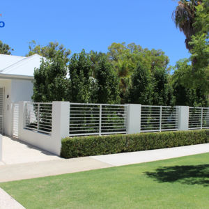 Hércules Pressed Spear Top Fence Aluminio/Acero galvanizado Hierro Seguridad Patio Casa Escuela Fábrica Jardín Césped Puente Cuadrado - Product Image 1