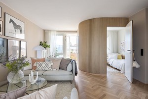 Pannelli Acustici in Legno Decorativi Moderni 240 X 60 <span class=keywords><strong>cm</strong></span>, 21 mm <span class=keywords><strong>MDF</strong></span>, Insonorizzanti per Appartamenti e Hotel - Product Image 6