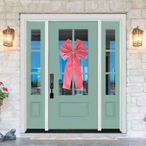 <span class=keywords><strong>Lazo</strong></span> grande para exteriores de 18x36 pulgadas, decoración de lujo de terciopelo rosa <span class=keywords><strong>gigante</strong></span>, lazos gigantes, decoración de corbata para boda, telón de fondo, fiesta, eventos, coches - Product Image 4