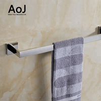 Ensemble de 5 accessoires de salle de bain écologiques modernes pour hôtel 5 étoiles européen, en acier inoxydable, avec porte-serviettes suspendu