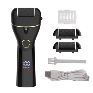 Máquina elétrica recarregável para remoção de calos, dispositivo de pedicure, ferramentas para cuidados com os pés, calcanhares, removedor de pele morta