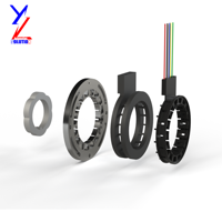 Encodeur à résolution absolue série 38mm 100mm 220V 12V 10 Arcsec 12 bits 4096 HD à inductance variable pour moteur BLDC, ventilateur, pompe à engrenages