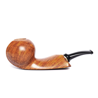 MUXIANG Pipe à tabac en bois de bruyère de style libre, forme d'œuf, classique