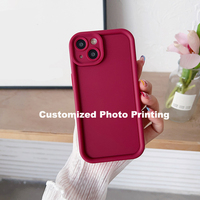 Coque de téléphone portable antichoc en TPU avec motif floral rose et design d'objectif en échelle pour iPhone 12 13 14 15 16 17 18 Pro Max