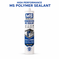 Scellant transparent en polymère MS pour panneaux muraux décoratifs et miroirs, 290 ml