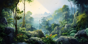 <span class=keywords><strong>Papier</strong></span> <span class=keywords><strong>peint</strong></span> mural personnalisé imperméable à l'eau, paysage naturel, décoration murale pour la maison, scène de <span class=keywords><strong>jungle</strong></span> - Product Image 4