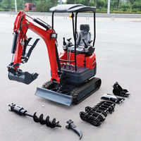 Excavator Mini SDLOT Gratis Ongkir 1 Ton 2 Ton 3 Ton Mesin Kubota CE EURO5 EPA Baru Crawler Digger Rumah Pertanian
