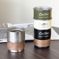 L85 Tasse à café isolante avec logo personnalisé Tasse à eau en acier inoxydable 304 Tasse à café avec paille pour boisson