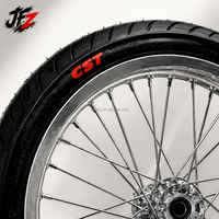 Ensemble de jantes Supermoto de 17 pouces, pneus 70/90-17 90/80-17, Sur-Ron Light Bee X LBX, kit de performance pour moto tout-terrain, usinage CNC, chrome argenté
