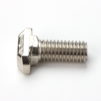 Boulon à fente en T en acier au carbone nickelé sur mesure pour boulon à tête de marteau standard Euro 30