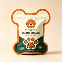 Sacs personnalisés recyclables pour aliments pour animaux de compagnie, impression numérique, alternative aux sachets, solution pour collations saines pour chiens et chats, nylon BOPP