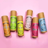 Tube de conteneur de baume à lèvres d'emballage de tube de papier de bâton de déodorant personnalisé écologique
