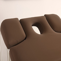 Lit de soin électrique de luxe avec chauffage, éclairage LED et armoire de rangement pour salon de beauté, spa, clinique - Vente en gros directe usine