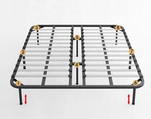 Tempat tidur kulit Modern desain terbaru pabrik grosir 1 buah Harga MOQ kulit mewah ukuran king tempat tidur - Product Image 6