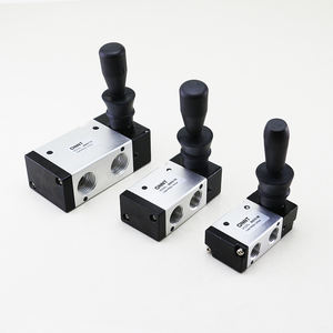 3H210-08 3H310-10 3H410-15 1/4 <span class=keywords><strong>3</strong></span>/8 1/<span class=keywords><strong>2</strong></span> Palanca <span class=keywords><strong>3</strong></span> puertos <span class=keywords><strong>2</strong></span> posiciones Interruptor manual neumático Válvula de empuje y tracción de control manual - Product Image 4