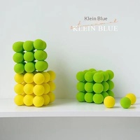Balle en mousse EVA de couleur unie bleu Klein vert fluorescent fabriquée en Chine pour adultes et projets de bricolage Xiaohongshu