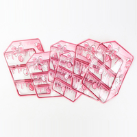 Sac Ziplock en Mylar découpé à l'emporte-pièce personnalisé en plastique rose Emballage de joint réutilisable pour aliments pour animaux de compagnie Accessoires pour petites entreprises