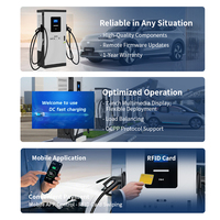 Cargador Rápido para Vehículos Eléctricos OLINK Comercial EVSE Nuevo de 360KW CC con Sistema de Refrigeración Líquida, Montaje en Suelo, CCS1 CCS2, 5m, IP54, Estación de Carga