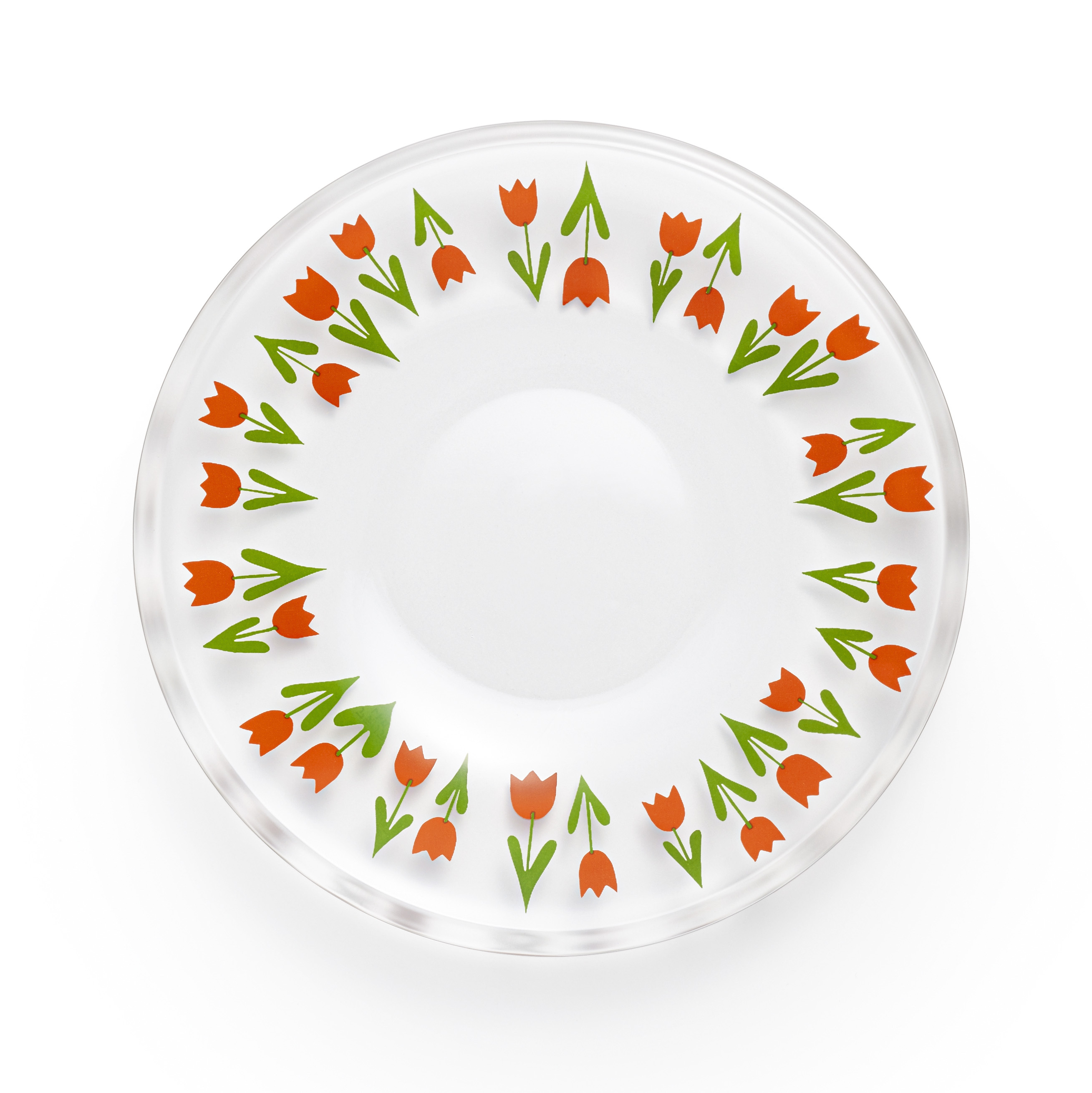 Japan Redesigned Nobana Pattern Break Resistant Flower Glass Cooking Plate For Gifting · image 3
