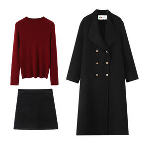 Suéter de Punto con Cuello Alto Happy Plus N9323, Talla Grande para Mujer, Otoño Invierno, Color Sólido, Forro Polar - Product Image 3